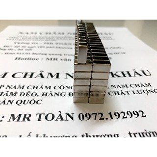 10 VIÊN nam châm chữ nhật kích thước 10x5x5mm (set 10 viên )
