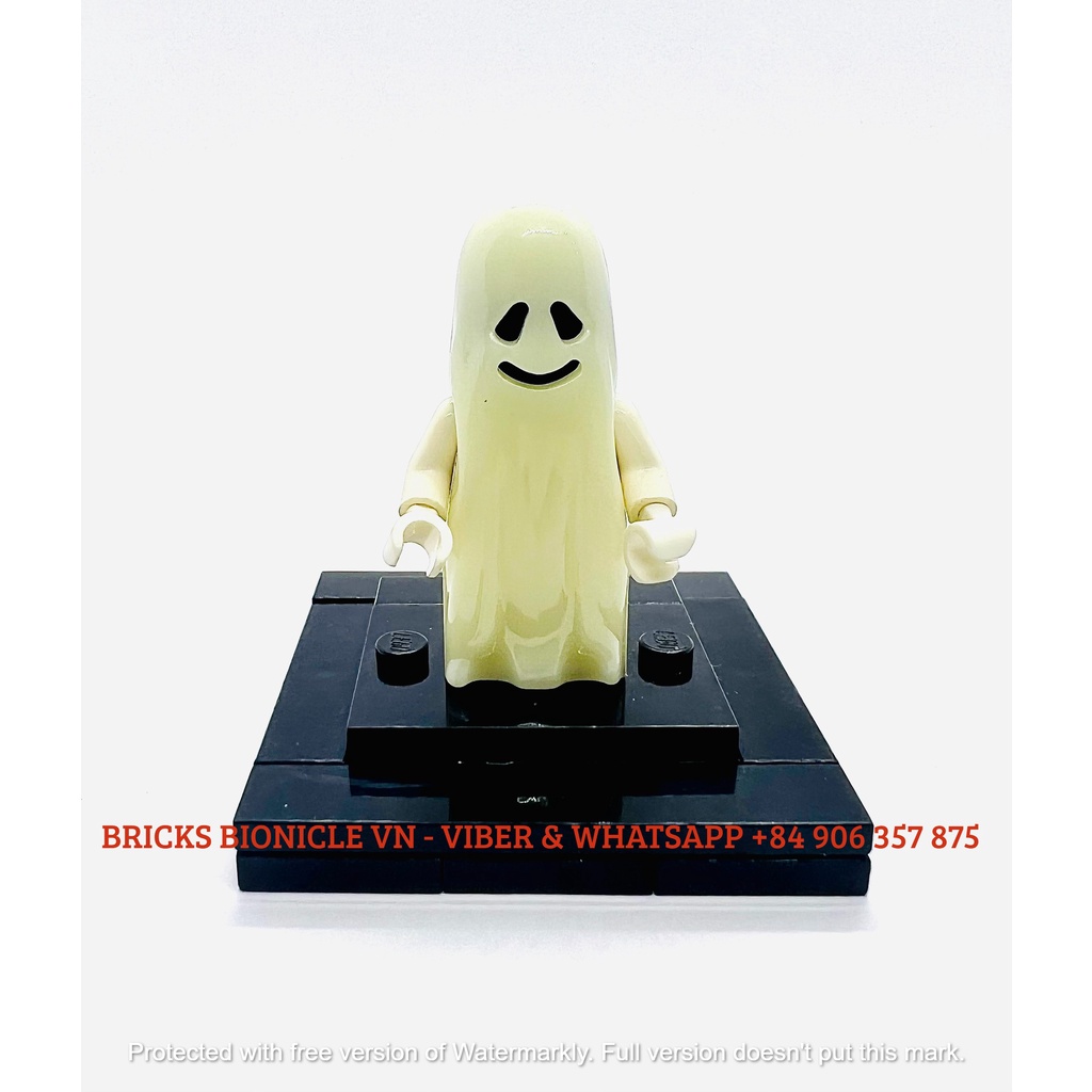 LEGO MINIFIGURES - ĐỒ CHƠI XẾP HÌNH NHÂN VẬT LEGO CASTLE SYSTEM - GHOST - BÓNG MA DẠ QUANG