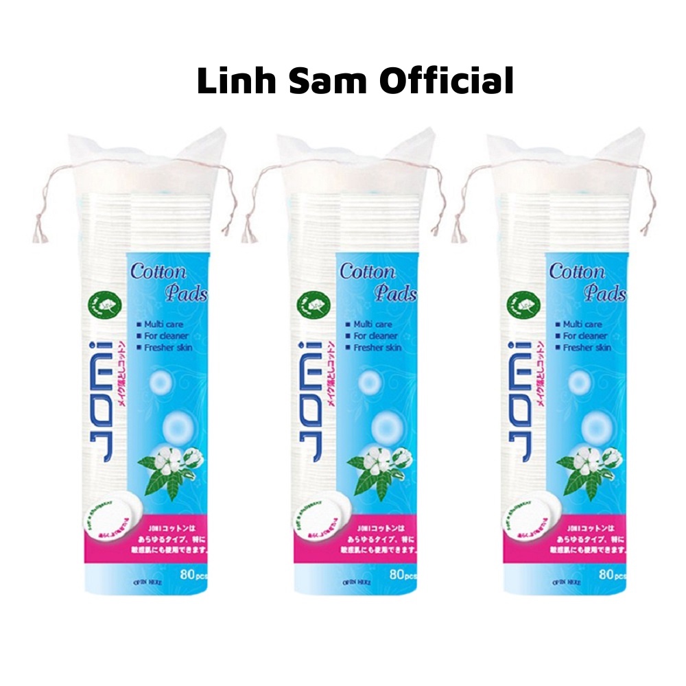 Bông Tẩy Trang Jomi 80/120 miếng/Túi