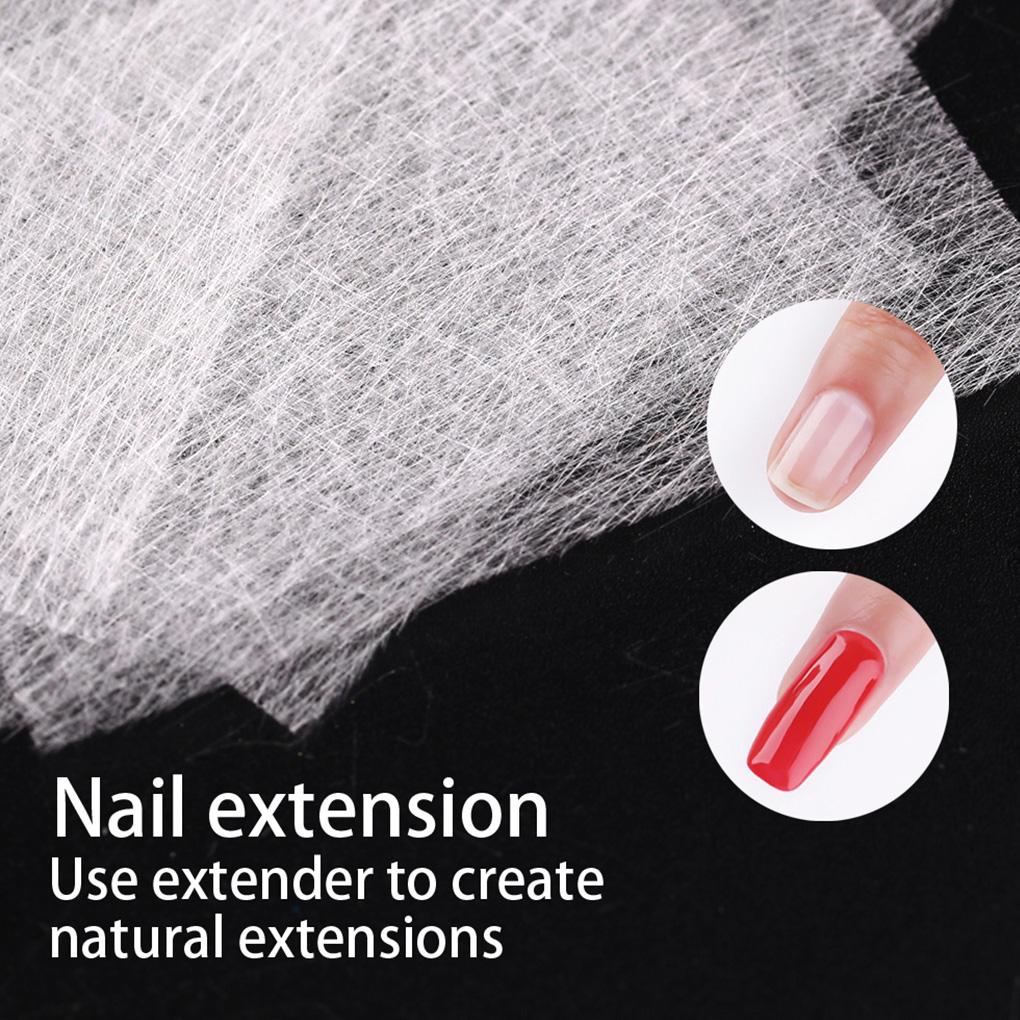 Set 20 Sợi Thủy Tinh Nối Dài Móng Tay DIY Không Dệt