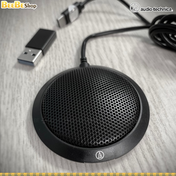 Audio Technica ATR4697 USB - Micro Họp Trực Tuyến, Kết Nối Type-C, Hướng Thu Đa Hướng, Có Giắc Chuyển USB 2.0