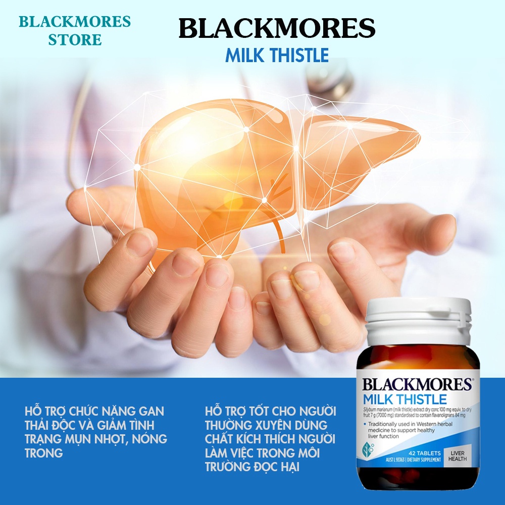Viên uống giải độc gan - Blackmores Milk Thistle