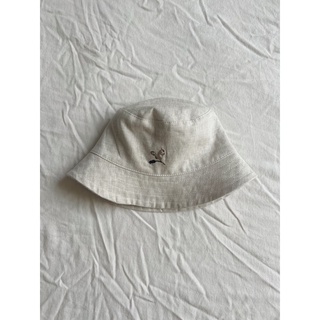 Bucket Hat Macro & Micro (Mũ Linen Thêu Hình Chú Sóc Nhỏ)