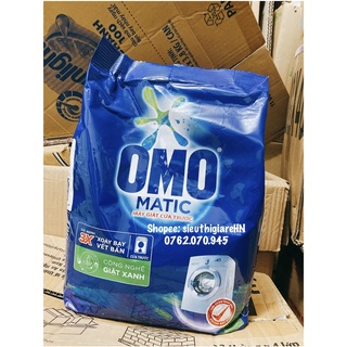 (XOÁY BAY MỌI VẾT BẨN) Bột giặt OMO MATIC xanh (cửa trước) 3kg