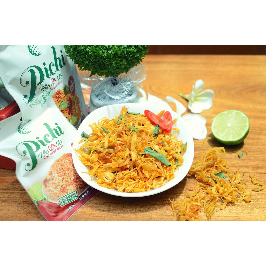 Khô Gà Xé PICHI 50g (vị Cay Lá Chanh) | BigBuy360 - bigbuy360.vn