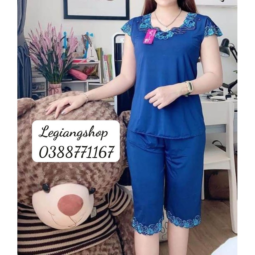 [Mã WA1606 giảm 15% đơn 99k] Đồ ngủ thun lạnh lửng ngang gối Lê Giang Shop | BigBuy360 - bigbuy360.vn