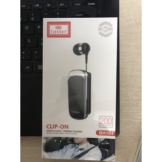 Tai nghe bluetooth kẹp áo earldom bh104