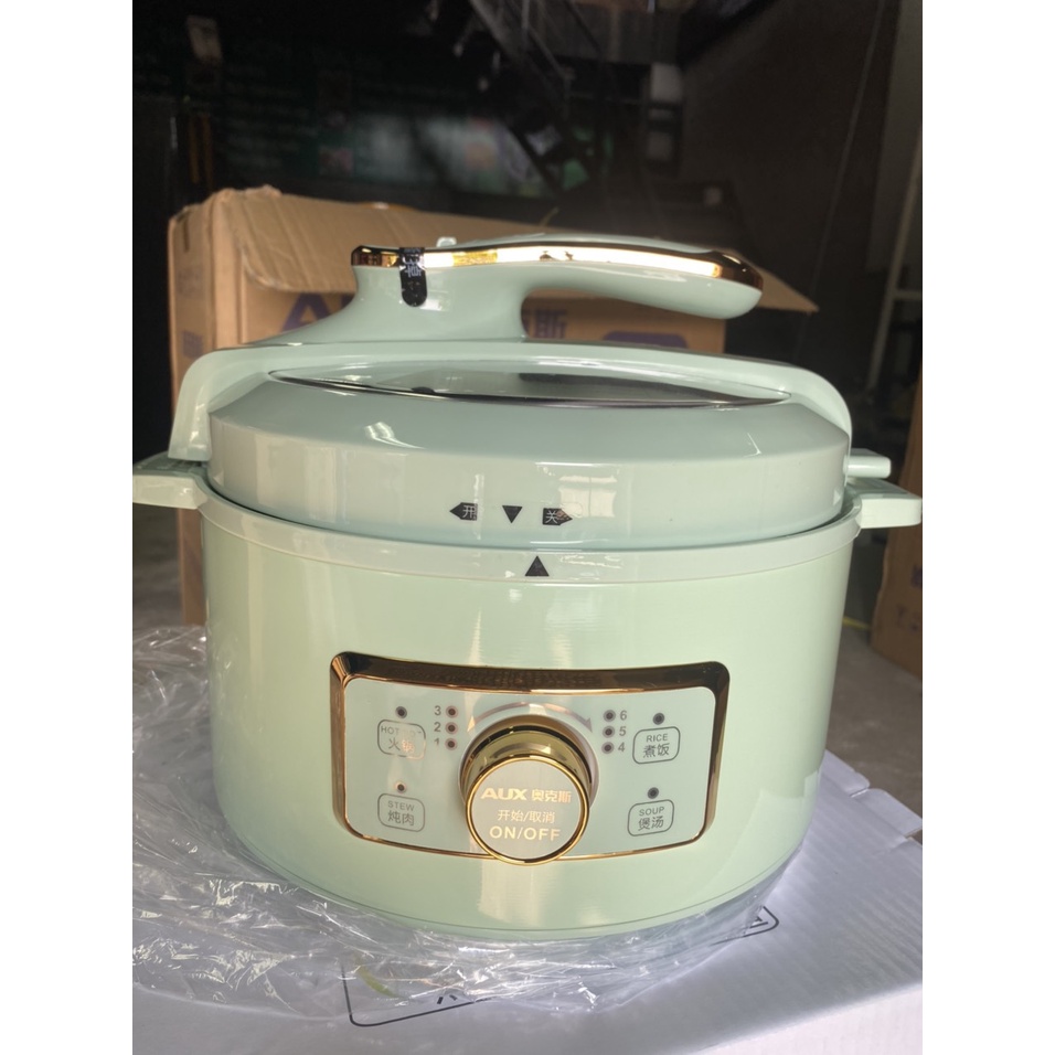 Nồi áp suất suất đa năng AUX 4L (Mint\Đậm)
