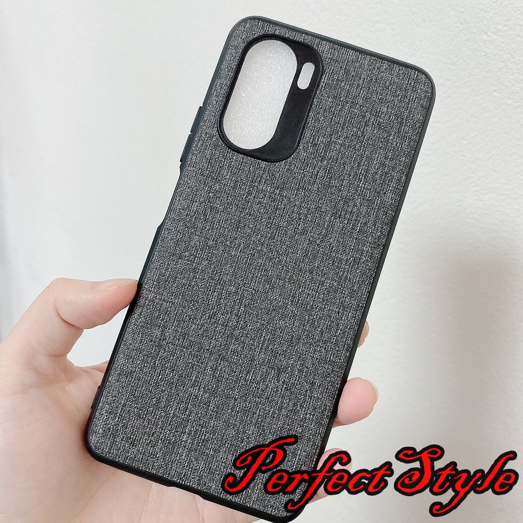 Ốp lưng Redmi K40 / K40 pro vân vải jean cao cấp