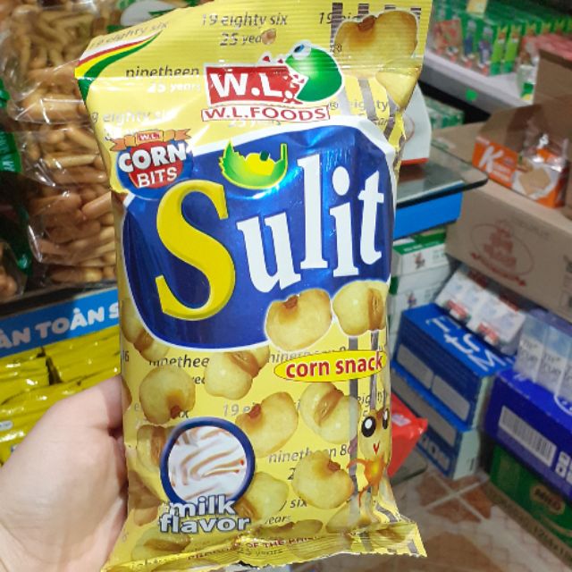 Ngô sấy Sulit vị sữa 100g_ hàng nổi tiếng của Philippines