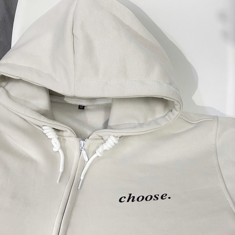 [ sẵn ] Áo Khoác Nỉ Form Rộng CHOOSE 2 màu [ nam nữ mặc ] | BigBuy360 - bigbuy360.vn