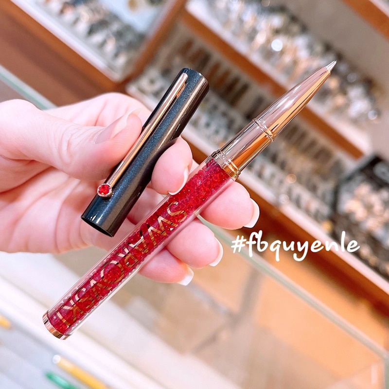 Bút Bi Swarovski Crystalline Gloss Black/Red 5568754