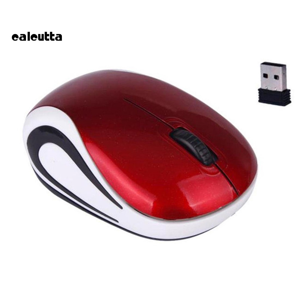 Chuột máy tính mini không dây 800/1200DPI USB 3 phím 2.4G tiện dụng