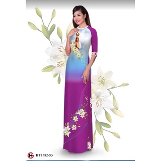 Vải may áo dài Đức Mẹ