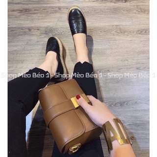 Giày slip on cn da mịn đế cói fullbox