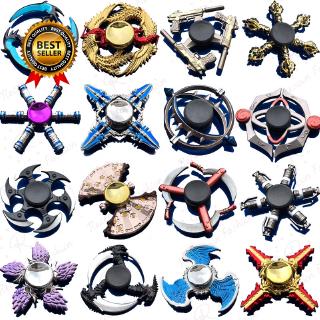 Con Quay Đồ Chơi Fidget Spinner Cầu Vồng Nhiều Màu Bằng Kim Loại Giúp Giảm Stress