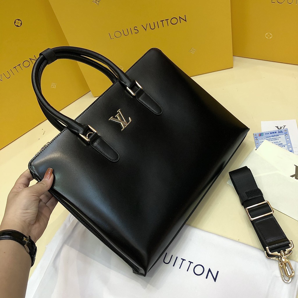 Cặp Laptop LV 38x29x6 da thật 100% CLV-05