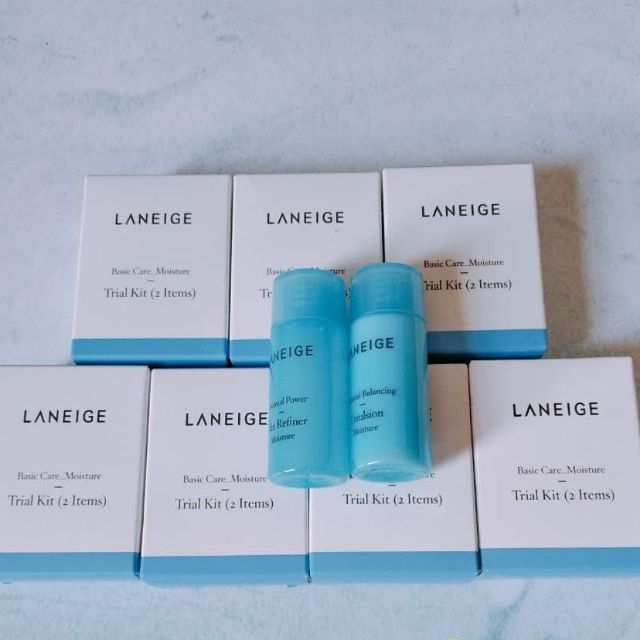Set dưỡng da cấp ẩm mini Laneige Water Bank Basic Care