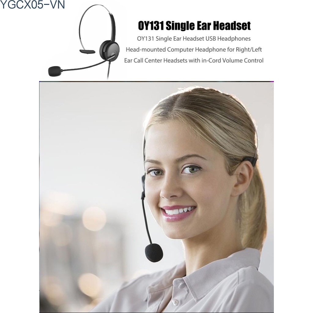 Tai Nghe Oy131 Một Bên Tai Có Dây Điều Chỉnh Âm Lượng | BigBuy360 - bigbuy360.vn