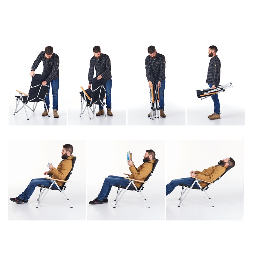 Ghế xếp thư giãn cao cấp tùy chỉnh 3 góc độ Naturehike NH17T003-Y