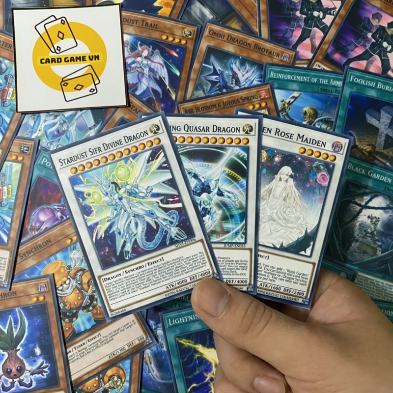 Bài YuGiOh - Bộ 54 lá bài Stardust Dragon Deck của Yusei Fudo - Card Game VN