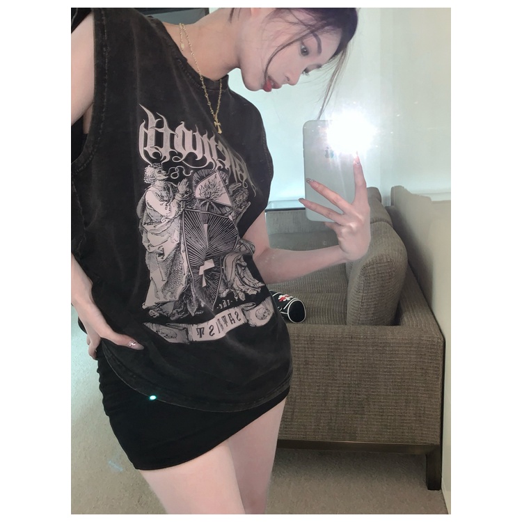 Áo Thun Nữ Cộc Tay Cổ Tròn Form Rộng Thời Trang Hàn