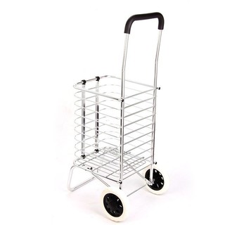 Xe đẩy hàng gấp gọn ( có giỏ )