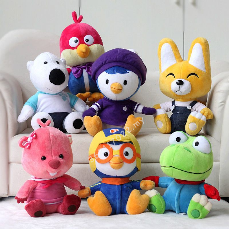 Chim Cánh Cụt Nhồi Bông Hoạt Hình Pororo Phong Cách Hàn Quốc