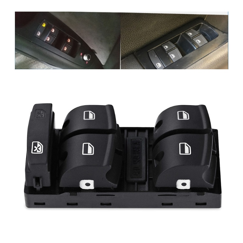 Nút Công Tắc Cửa Sổ Điện Tử Tự Động 4F0959851Công Tắc Chính F Dễ Lắp Đặt Cho A6 Q7 A6L