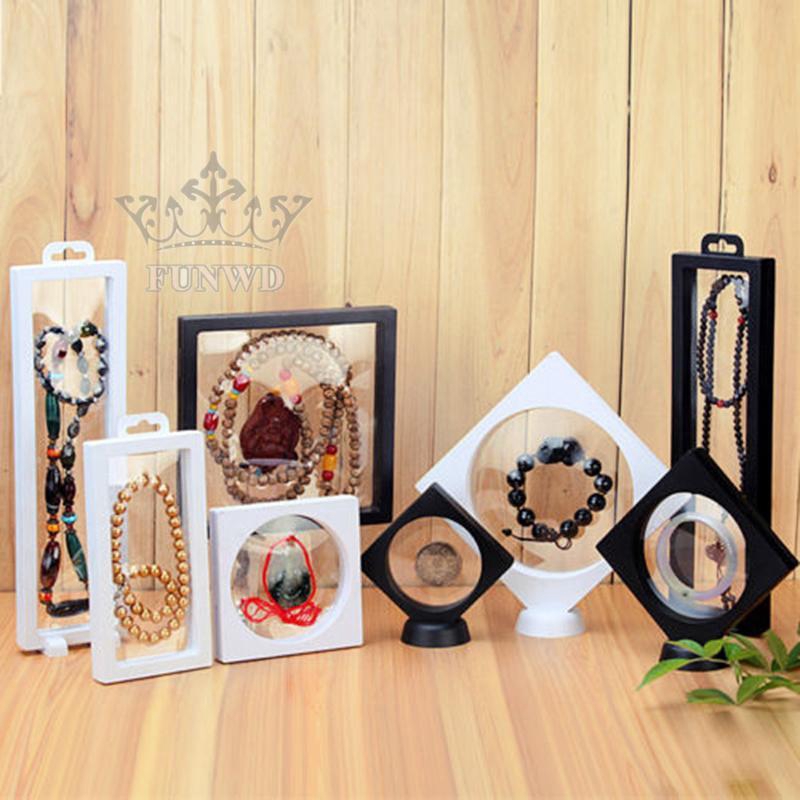 Khung chân đứng trưng bày trang sức thiết kế trong suốt bằng nhựa thiết kế độc đáo