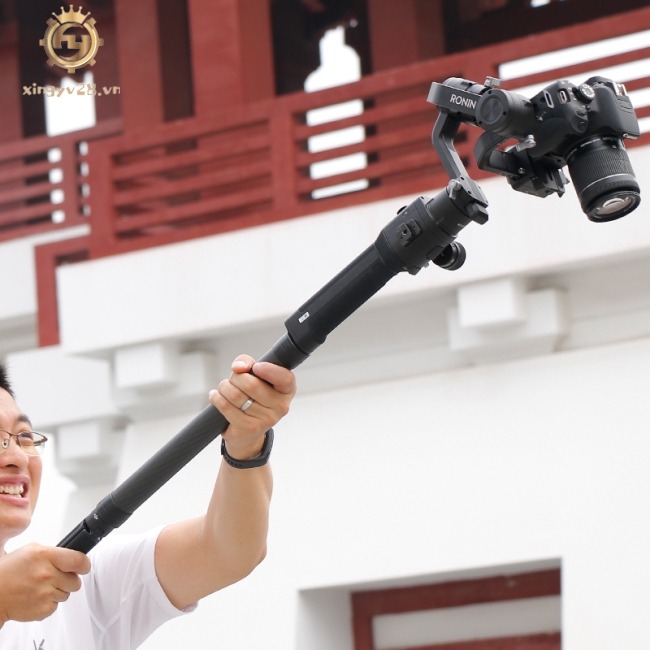 Thanh gắn camera kéo dài chất liệu sợi cacbon cho Dji Ronin S Crane V2 2 Plus Feiyu G6 G5 AK4000 A2000