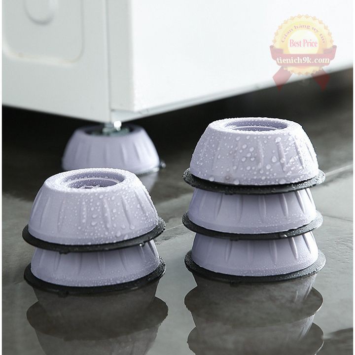 Chân kê đa năng máy giặt miếng cao su chân to có lỗ thoát nước cao cấp chống ồn chống rung hàng loại 1