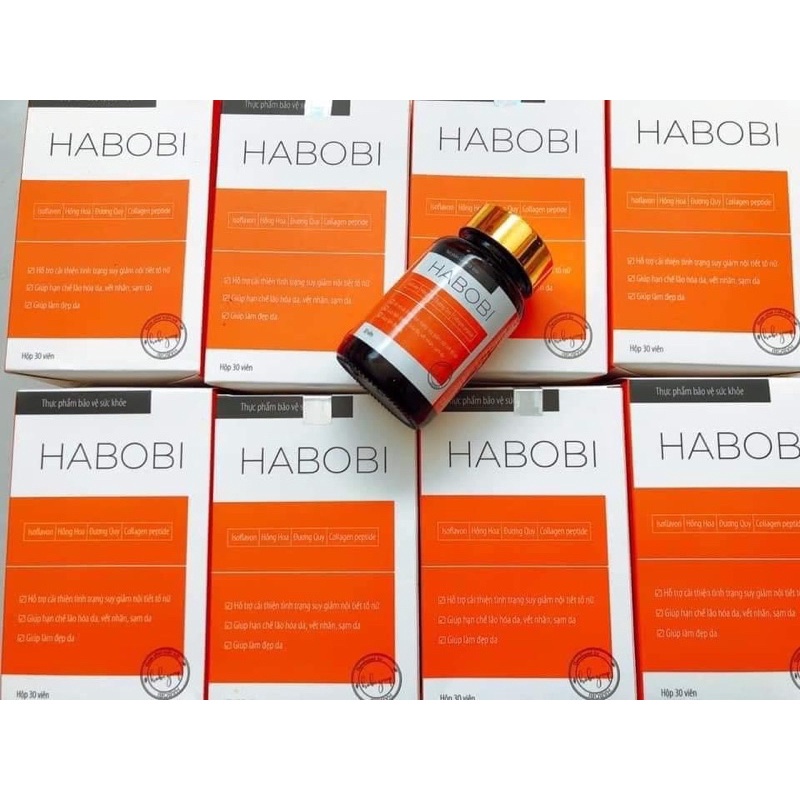 Viên uống nội tiết trắng da mờ nám tăng cường nội tiết tố HABOBI