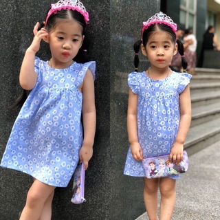 Combo sỉ váy lanh lụa cho bé gái