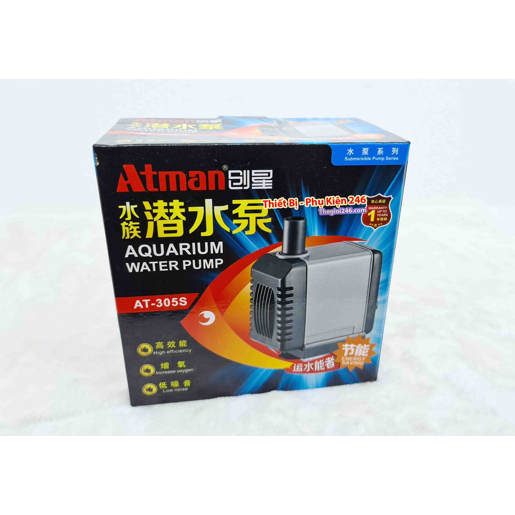 Atman AT-305S Máy bơm nước bể cá atman 305 hồ cá cảnh Atman 305s