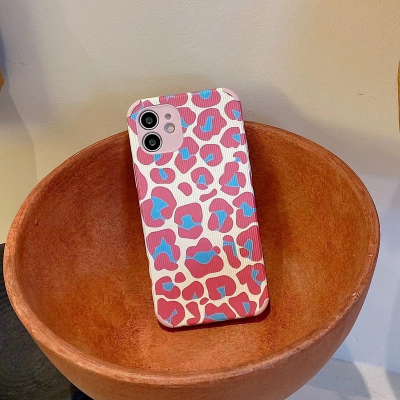 Ốp Điện Thoại Mềm Chống Sốc Họa Tiết Da Báo Thời Trang Cho iPhone 13 12 11Pro Max X XR XS Max 8 7 Plus