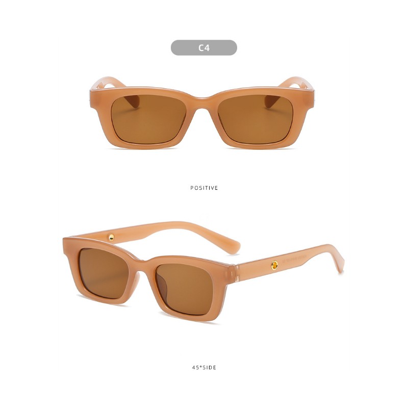 Kính Mát Gọng Vuông Nhỏ Chống Tia Uv400 Phong Cách Hàn Quốc | BigBuy360 - bigbuy360.vn