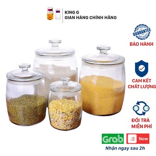 Bình Thủy Tinh Nắp Núm King G - Bình Ngâm Thực Phẩm, Đựng Thực Phẩm Dung Tích 2350ml, 4250ml, 7650ml, 9600ml - BNN01