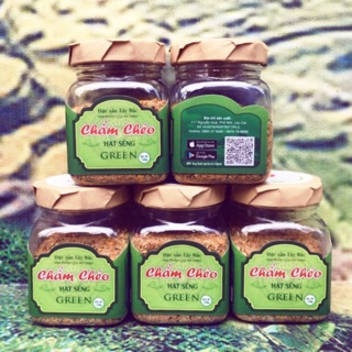 Chẩm Chéo Hạt Sẻng GREEN Lọ 120G Đặc Sản Tây Bắc