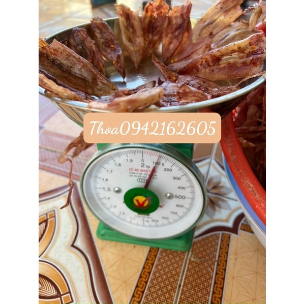 Mực tẩm mắm nhỉ ớt nhà làm bao ngon,đặc sản nha trang 100gam-500gam