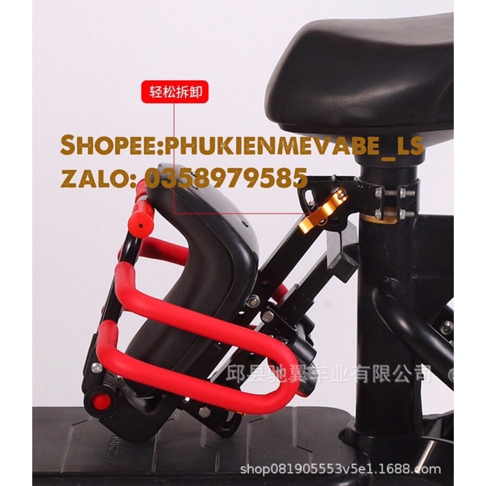 HV02-Ghế ngồi xe đạp điện cho bé gấp gọn