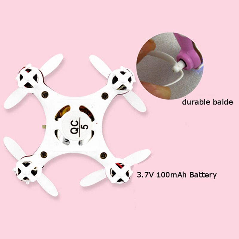 Máy Bay Điều Khiển Từ Xa WMMB CX-10 Mini 2 4G 4CH 6 Trục Có Đèn LED Cho Trẻ Em