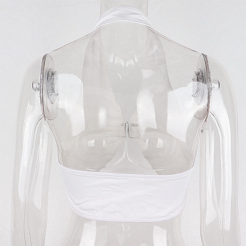 DUNEA Áo tanktop cổ chữ V thiết kế hở lưng quyến rũ