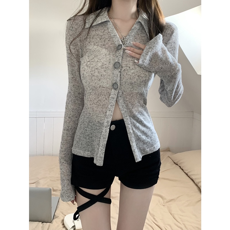 SEZO Áo Khoác Mỏng Dài Tay Chống Nắng Thời Trang Hàn Quốc Cho Nữ