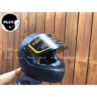 Nón Bảo Hiểm M136 Fullface Đen Cá Tính