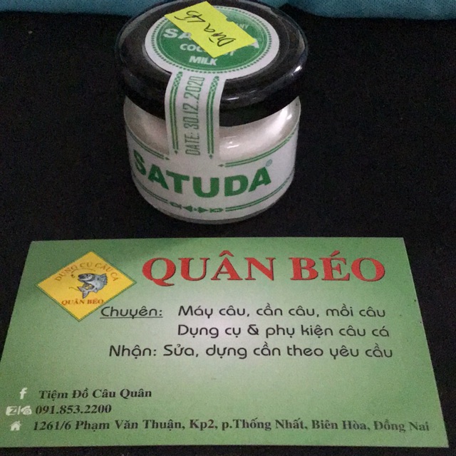 Mồi câu cá Satuda Dừa