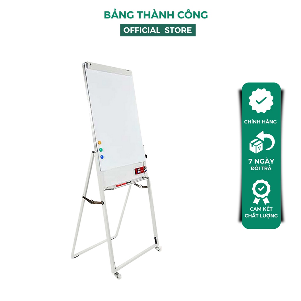 Bảng flipchart gấp gọn, KT:0.9x1.2m ( tặng kèm giấy, bông lau, bút) - Miễn Phí Ship trong nội thành HN