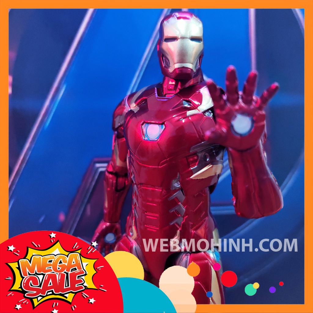 🌟CHÍNH HÃNG🌟 Mô Hình Người Sắt Iron Man Mark 43 Avengers ZD Toys FullBox