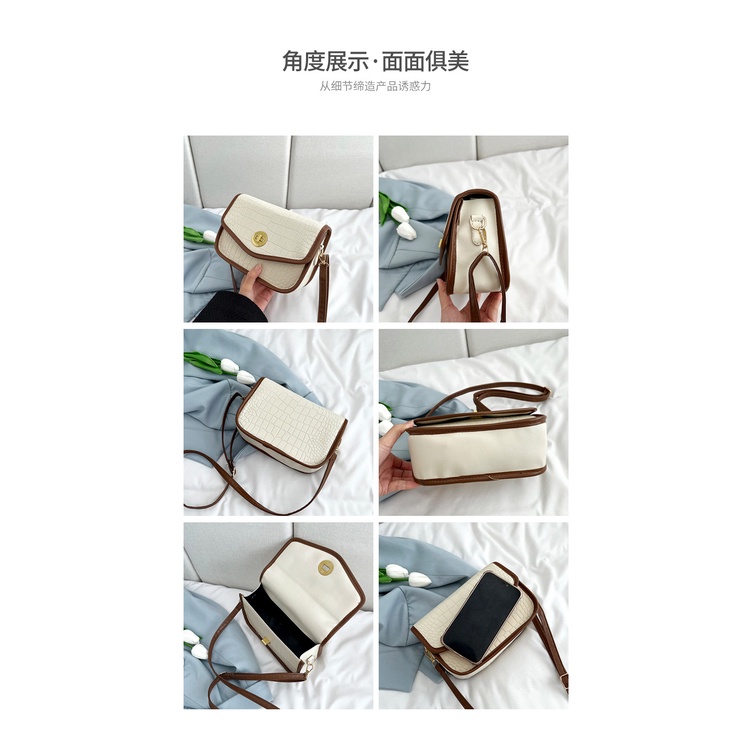 Túi Đeo Chéo Dáng Vuông Nhỏ Thời Trang Xuân Hè Trẻ Trung Cho Nữ