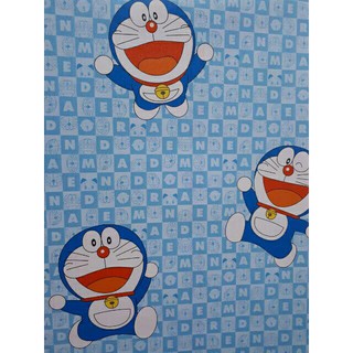 Decal cuộn  tường doremon cười có sẵn keo  100x45cm
